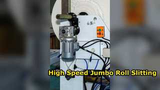 High Speed Jumbo Roll Slitting Rewinder 800m min