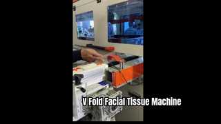 Facial Tissue Folding Machine With Auto Transfer Production Line 